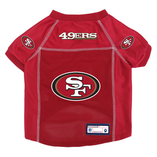 San Francisco 49ers Pet Jersey Size L