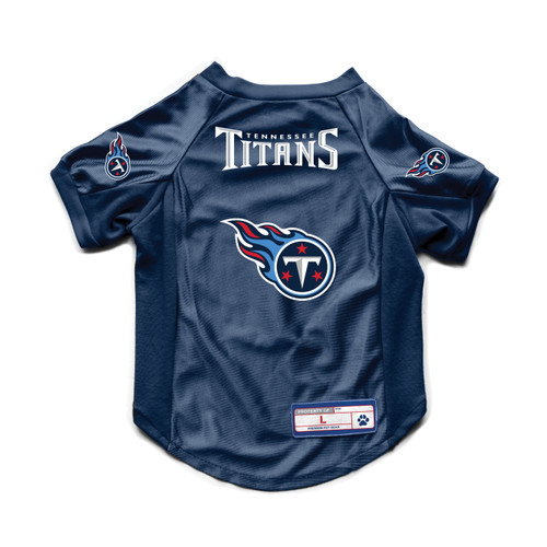 Tennessee Titans Pet Jersey Stretch Size XL