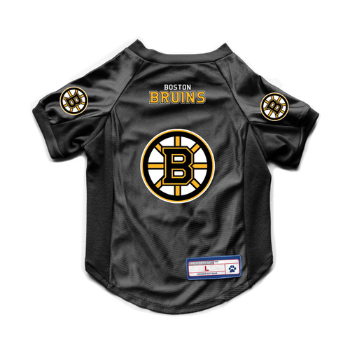 Boston Bruins Pet Jersey Stretch Size L