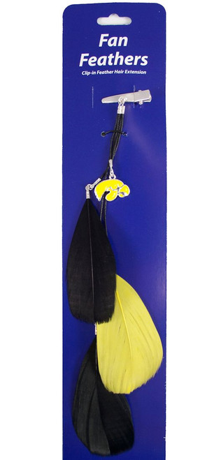 Iowa Hawkeyes Team Color Feather Hair Clip