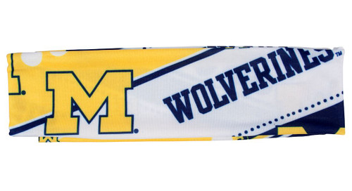 Michigan Wolverines Stretch Patterned Headband