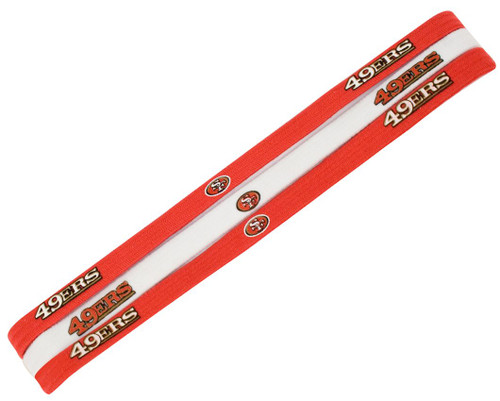 San Francisco 49ers Elastic Headbands