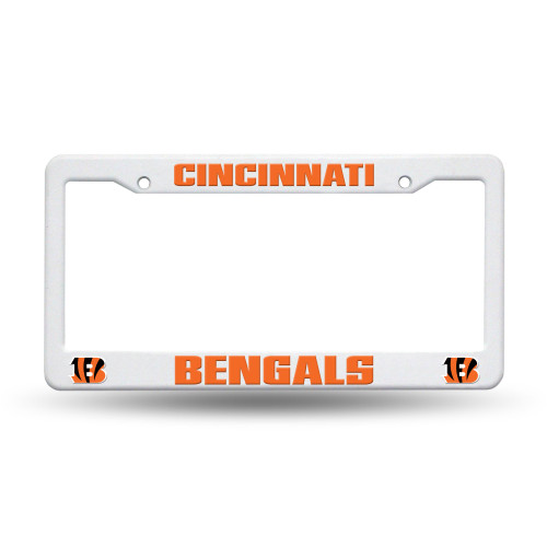 Cincinnati Bengals White Plastic Frame