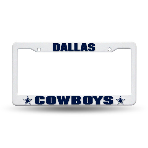 Dallas Cowboys White Plastic Frame