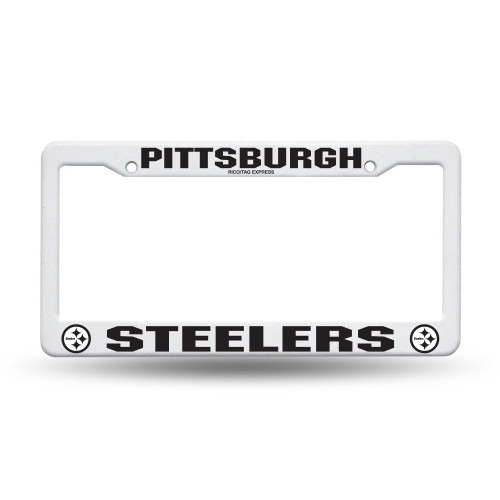 Pittsburgh Steelers White Plastic Frame