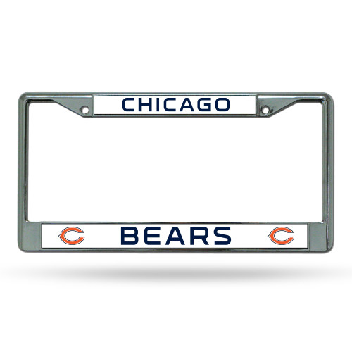 Chicago Bears Chrome License Plate Frame