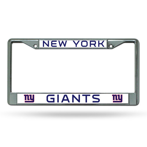 New York Giants Chrome License Plate Frame