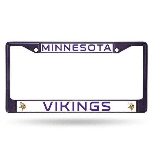 Minnesota Vikings Colored License Plate Frame Purple