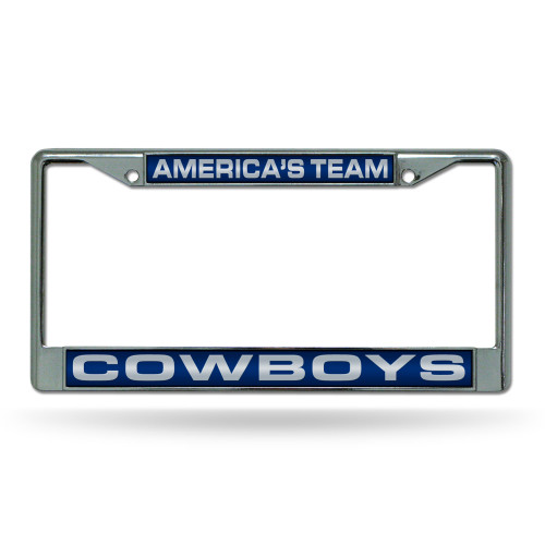 Dallas Cowboys Laser Chrome License Plate Frame "America'S Team"