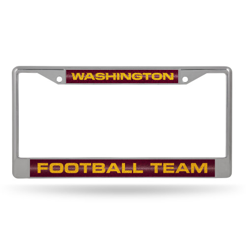 Washington Commanders Bling Chrome License Plate Frame