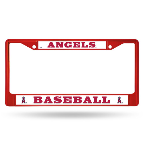 Los Angeles Angels Colored License Plate Frame Red