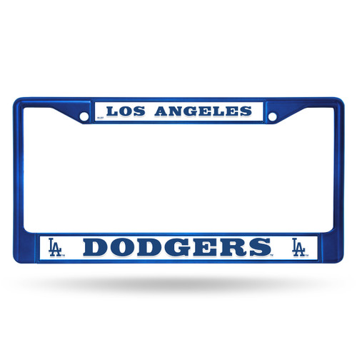 Los Angeles Dodgers Colored License Plate Frame Blue