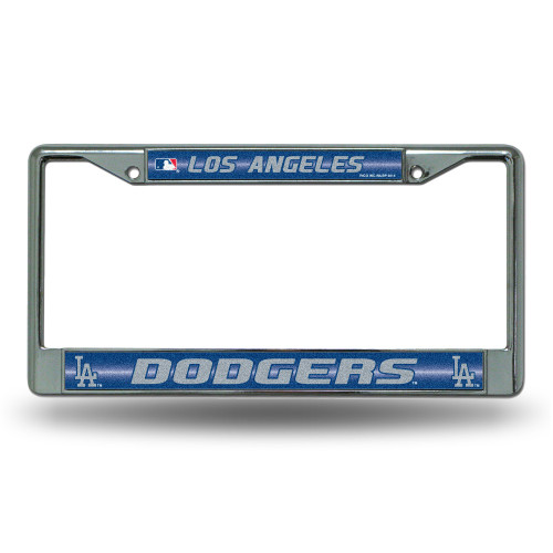 Los Angeles Dodgers Bling Chrome License Plate Frame