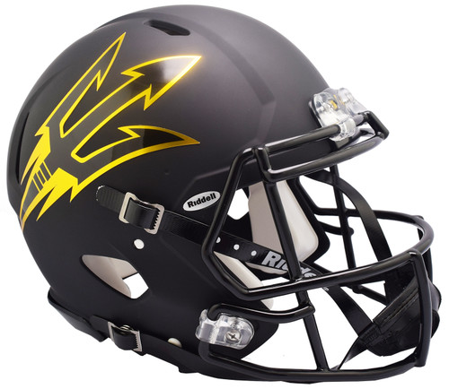 Arizona State Sun Devils Helmet Riddell Authentic Full Size Speed Style Satin Black