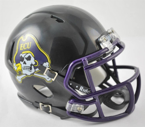 East Carolina Pirates Helmet Riddell Replica Mini Speed Style Black