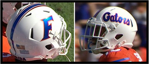 Florida Gators Revolution Speed Authentic Helmet - White 2015