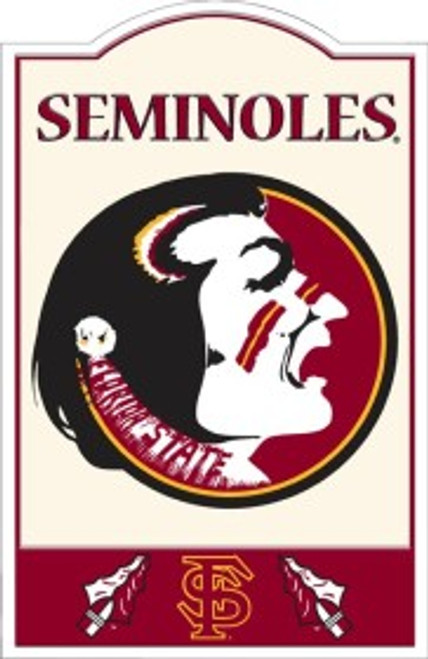 Florida State Seminoles Nostalgic Metal Sign