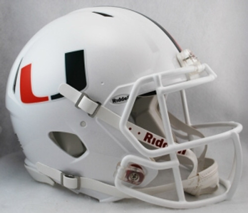 Miami Hurricanes Revolution Speed Pro Line Helmet