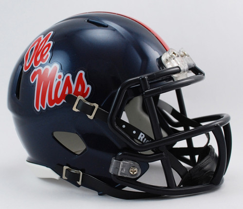 Mississippi Rebels Helmet Riddell Replica Mini Speed Style