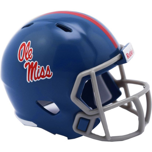 Mississippi Rebels Helmet Riddell Pocket Pro Speed Style