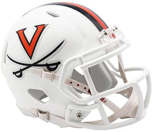 Virginia Cavaliers Helmet Riddell Replica Mini Speed Style White