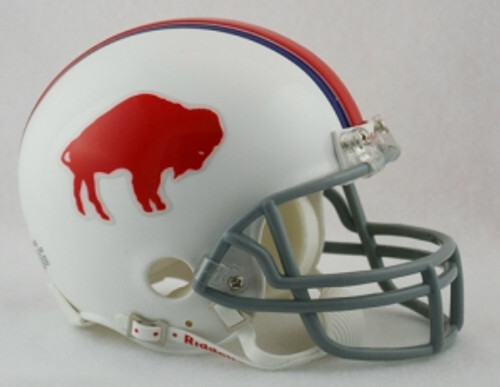 Buffalo Bills 1965-73 Throwback Replica Mini Helmet w/ Z2B Face Mask