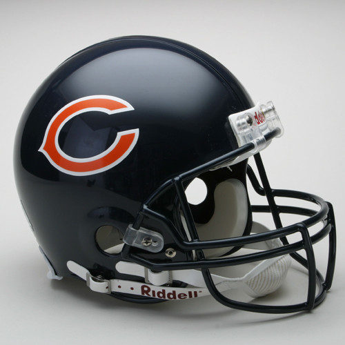 Chicago Bears Helmet Riddell Authentic Full Size VSR4 Style