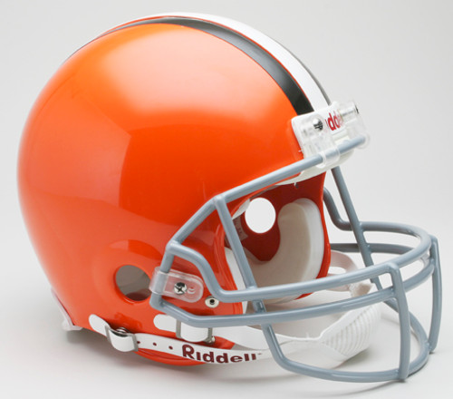 Cleveland Browns Helmet Riddell Authentic Full Size VSR4 Style 2006-2014 Throwback