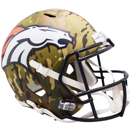 Denver Broncos Helmet Riddell Replica Mini Speed Style Camo Alternate