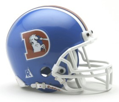 Denver Broncos 1975-96 Throwback Replica Mini Helmet