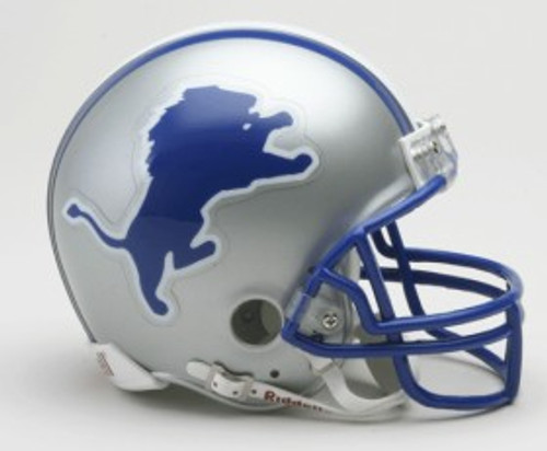 Detroit Lions Helmet Riddell Replica Mini VSR4 Style 1983-2002 Throwback