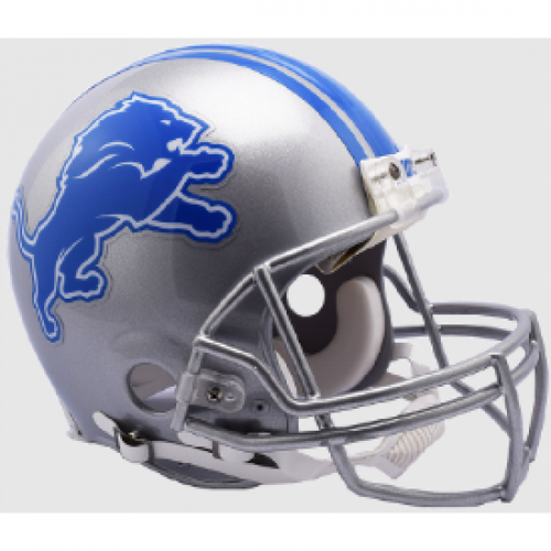 Detroit Lions Helmet Riddell Authentic Full Size VSR4 Style