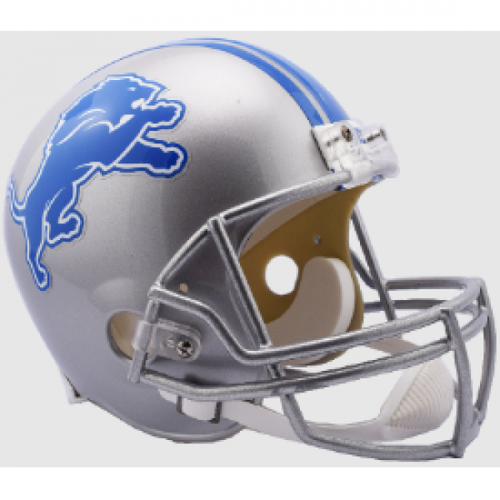 Detroit Lions Helmet Riddell Replica Full Size VSR4 Style