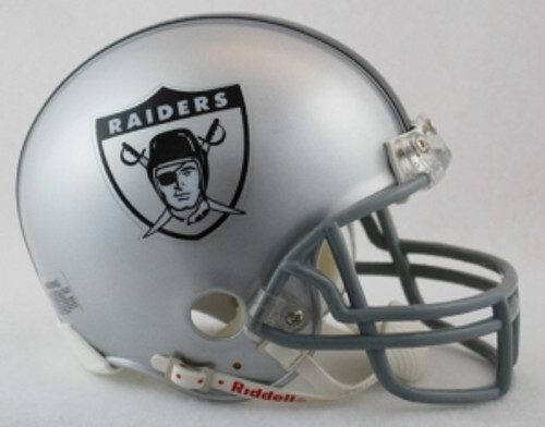 Las Vegas Raiders 1963 Throwback Replica Mini Helmet w/ Z2B Face Mask