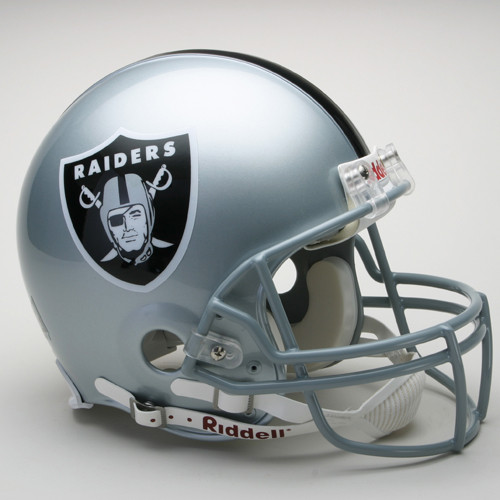 Las Vegas Raiders Helmet Riddell Authentic Full Size VSR4 Style