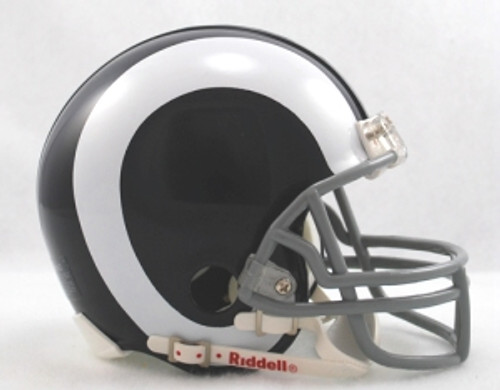Los Angeles Rams Helmet Riddell Replica Mini VSR4 Style 1965-1972 Throwback