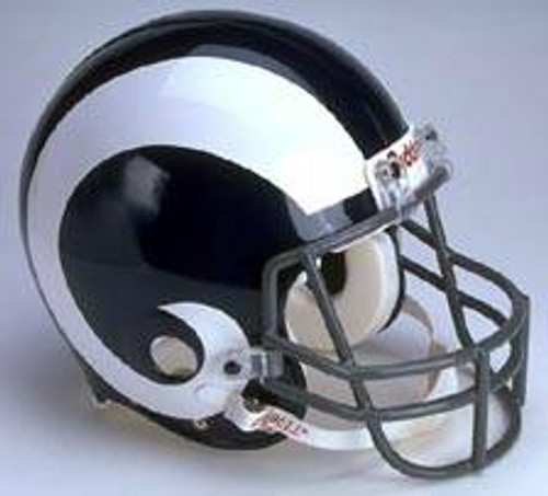 Los Angeles Rams Helmet Riddell Authentic Full Size VSR4 Style 1965-1972 Throwback