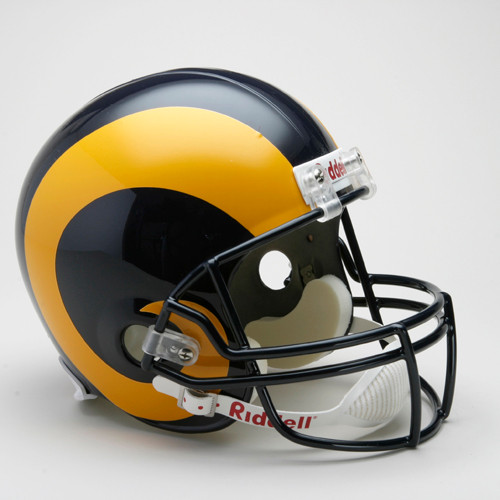 Los Angeles Rams Helmet Riddell Replica Full Size VSR4 Style 1981-1999 Throwback