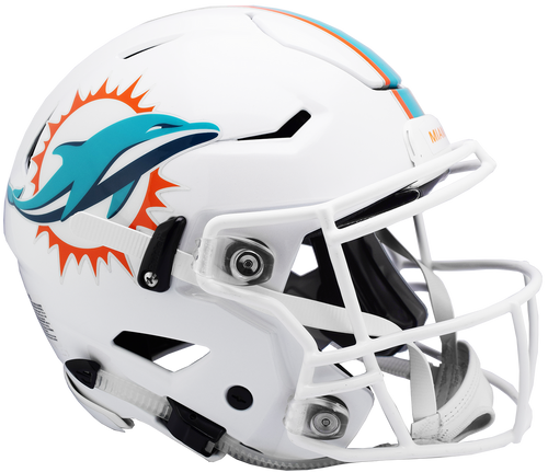 Miami Dolphins Helmet Riddell Authentic Full Size SpeedFlex Style