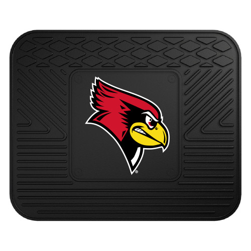 Illinois State University - Illinois State Redbirds Utility Mat "Redbird & Illinois State" Logo  Black