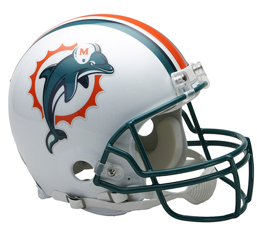 Miami Dolphins 1997-2012 Throwback Pro Line Helmet