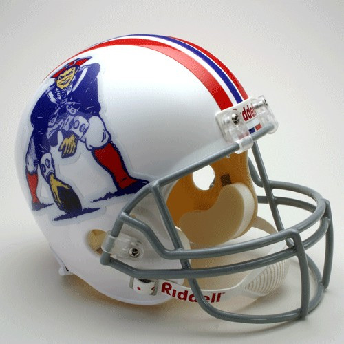 New England Patriots 1965-81 Throwback Riddell Deluxe Replica Helmet