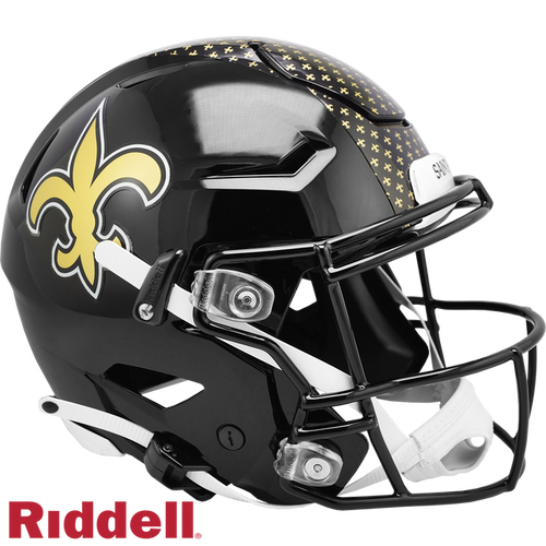 New Orleans Saints Helmet Riddell Authentic Full Size SpeedFlex Style On-Field Alternate