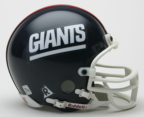 New York Giants 1981-99 Throwback Replica Mini Helmet w/ Z2B Face Mask