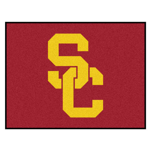 University of Southern California - Southern California Trojans All-Star Mat Interlocking SC Primary Logo Cardinal