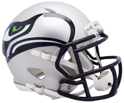 Seattle Seahawks Helmet Riddell Replica Mini Speed Style AMP Alternate