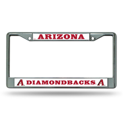 Arizona Diamondbacks License Plate Frame Chrome