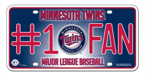 Minnesota Twins License Plate #1 Fan