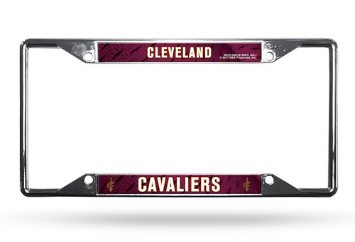 Cleveland Cavaliers License Plate Frame Chrome EZ View