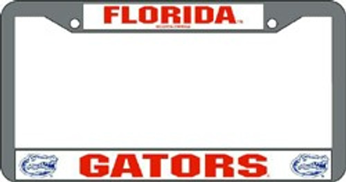 Florida Gators License Plate Frame Chrome